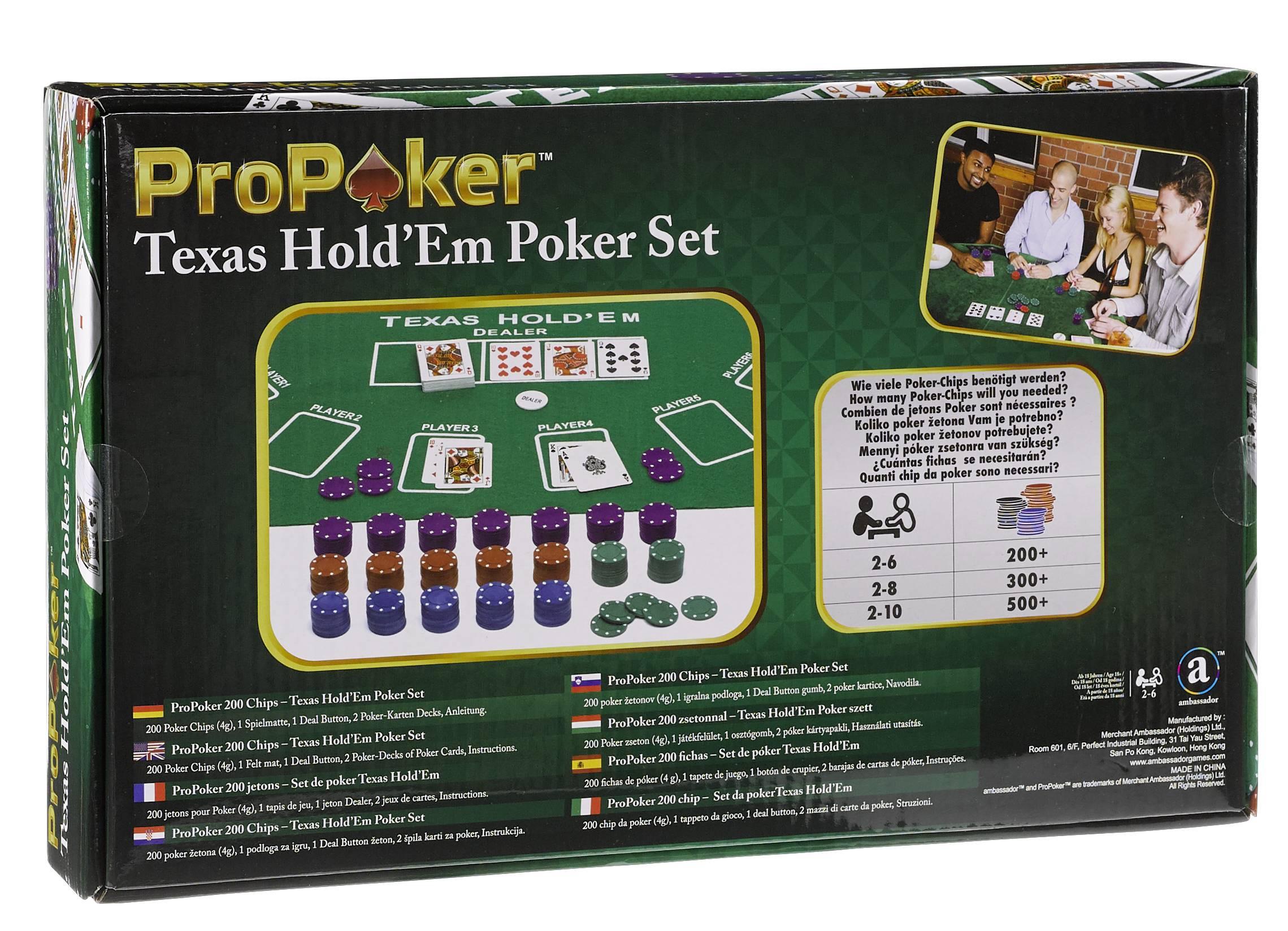 Produktbild ProPoker – Texas Hold`Em Poker Set 2 von 2
