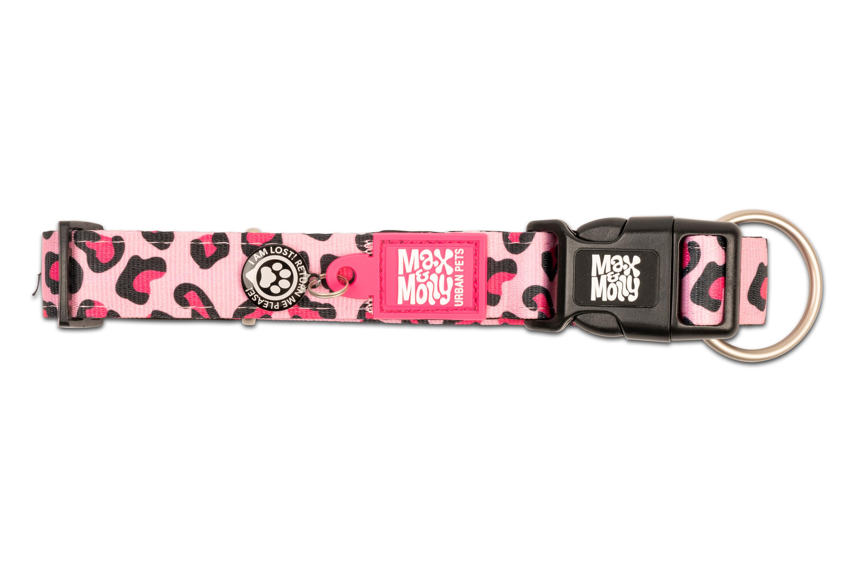 Produktbild Max&Molly Smart ID Halsband Leopard Pink/S 5 von 10