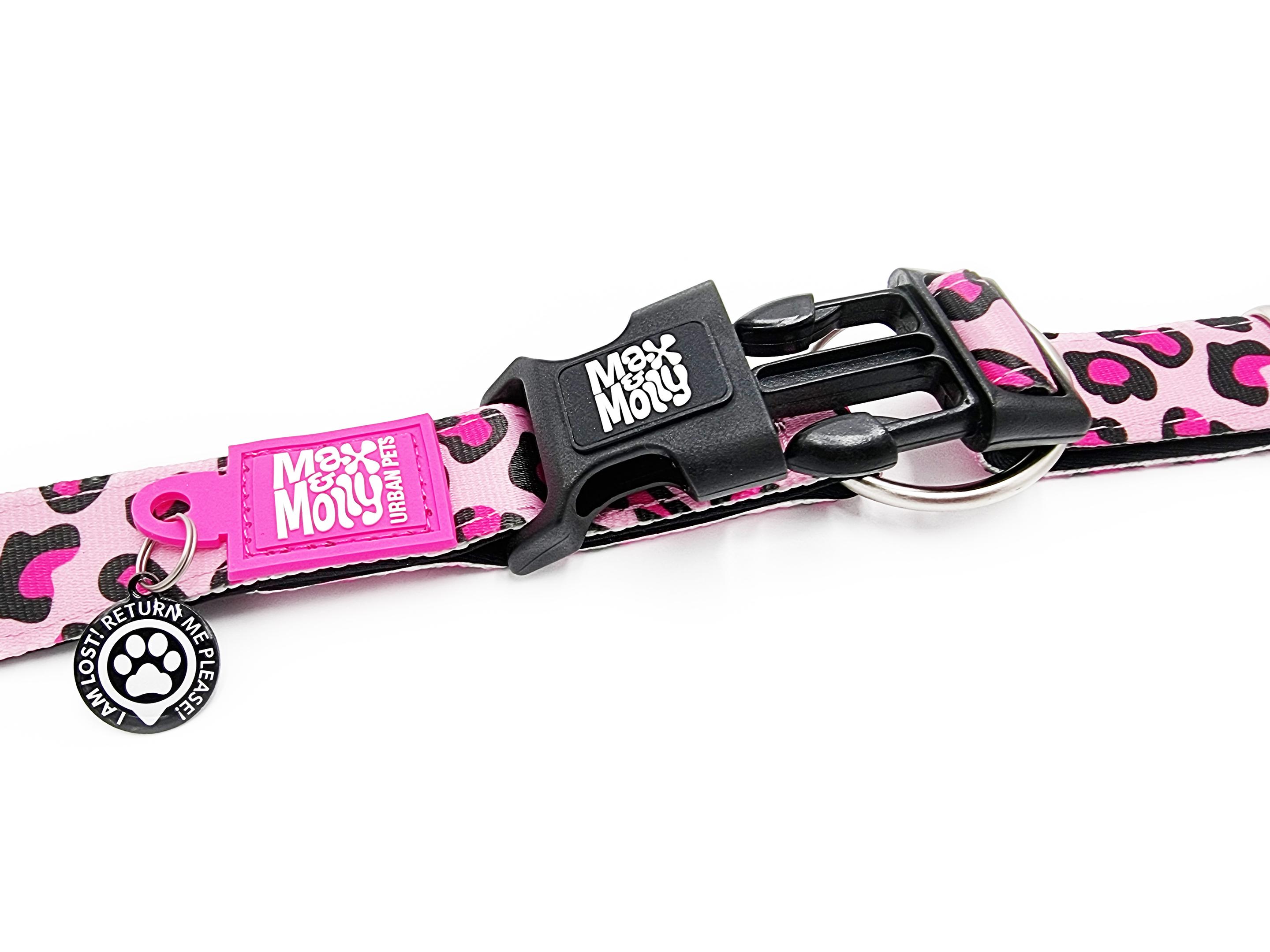 Produktbild Max&Molly Smart ID Halsband Leopard Pink/S 6 von 10