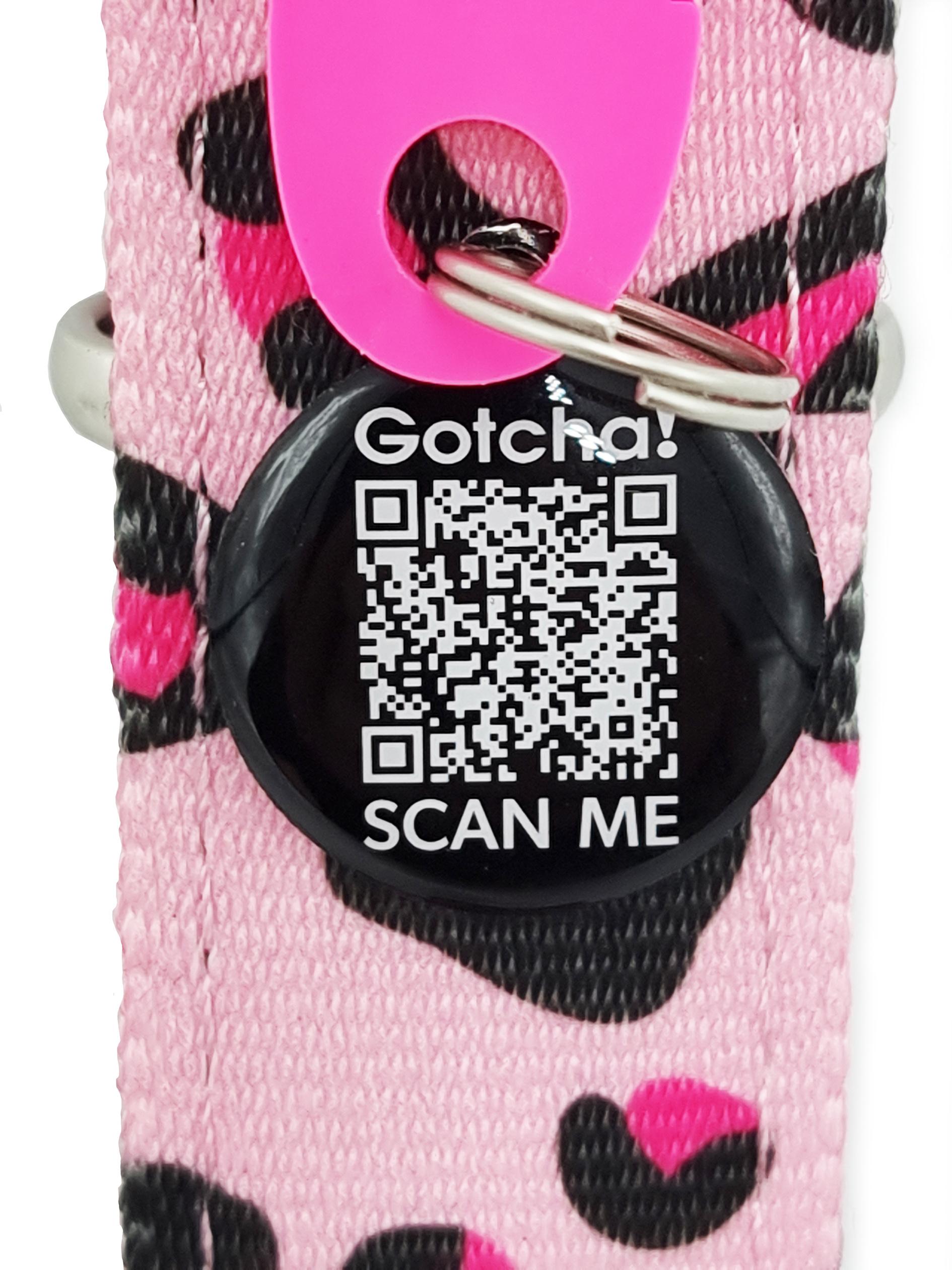 Produktbild Max&Molly Smart ID Halsband Leopard Pink/S 3 von 10