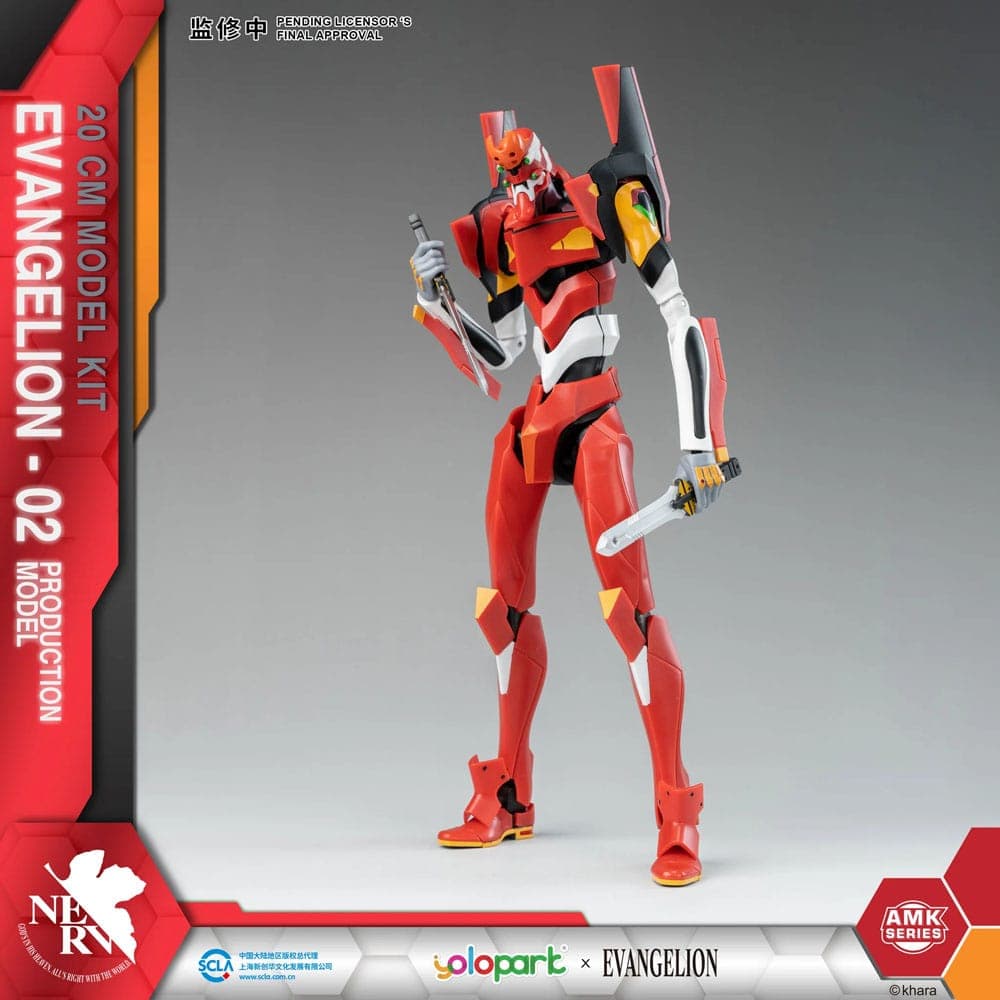 Produktbild Neon Genesis Evangelion AMK Series Plastic Model Kit Eva-02 20 cm 2 von 5