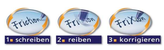 Produktbild PILOT Tintenrollermine FRIXION Ball 3er grün 2 von 2