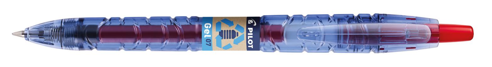 PILOT Gelschreiber BOTTLE TO PEN B2P rot