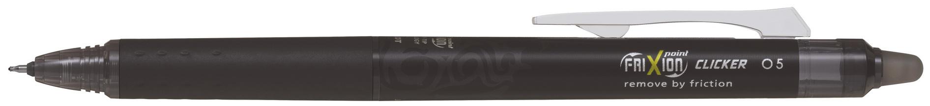PILOT Tintenroller FriXion Point Clicker 0.5 (F) Schwarz