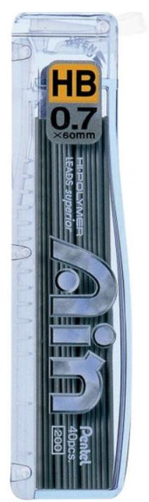 Pentel Feinminen HB 0,7mm 40er Dose