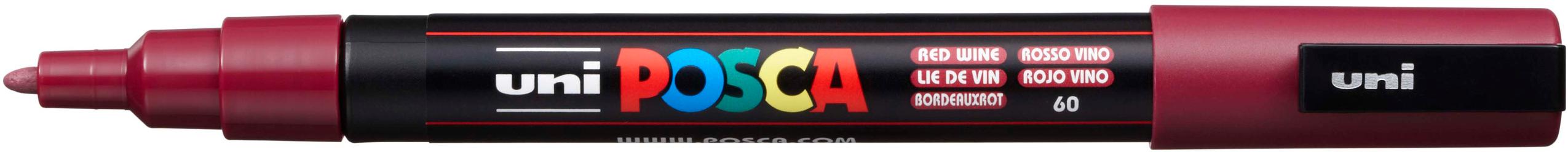 FABER-CASTELL  Marker UNI POSCA PC-3M weinrot