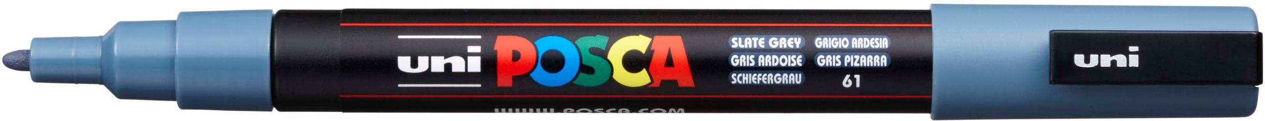 FABER-CASTELL  Marker UNI POSCA PC-3M schiefergrau