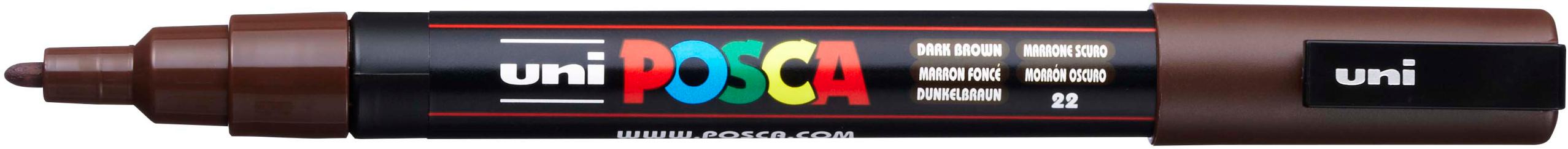 FABER-CASTELL  Marker UNI POSCA PC-3M dunkelbraun