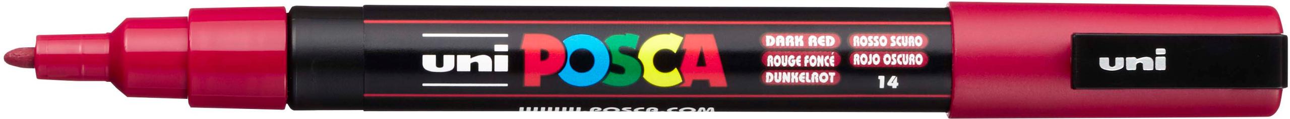 FABER-CASTELL  Marker UNI POSCA PC-3M dunkelrot