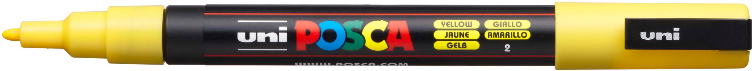 FABER-CASTELL  Marker UNI POSCA PC-3M gelb