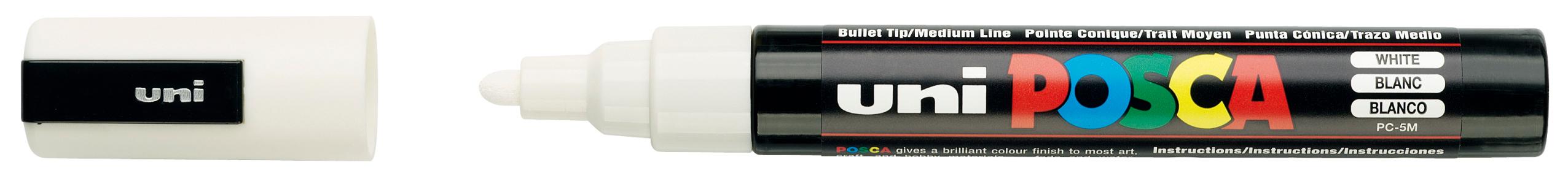 FABER-CASTELL  Marker UNI POSCA PC-5M weiß