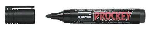 FABER-CASTELL Marker Uni Prockey Rundspitze schwarz