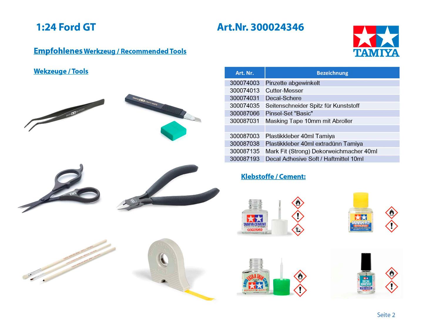 Produktbild Tamiya - 1:24 Ford GT 300024346 5 von 5
