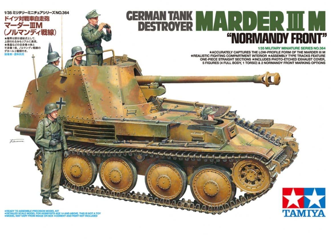 Produktbild Tamiya - 1:35 Dt. Jgd.Pz. Marder III Normandie 300035364 2 von 4