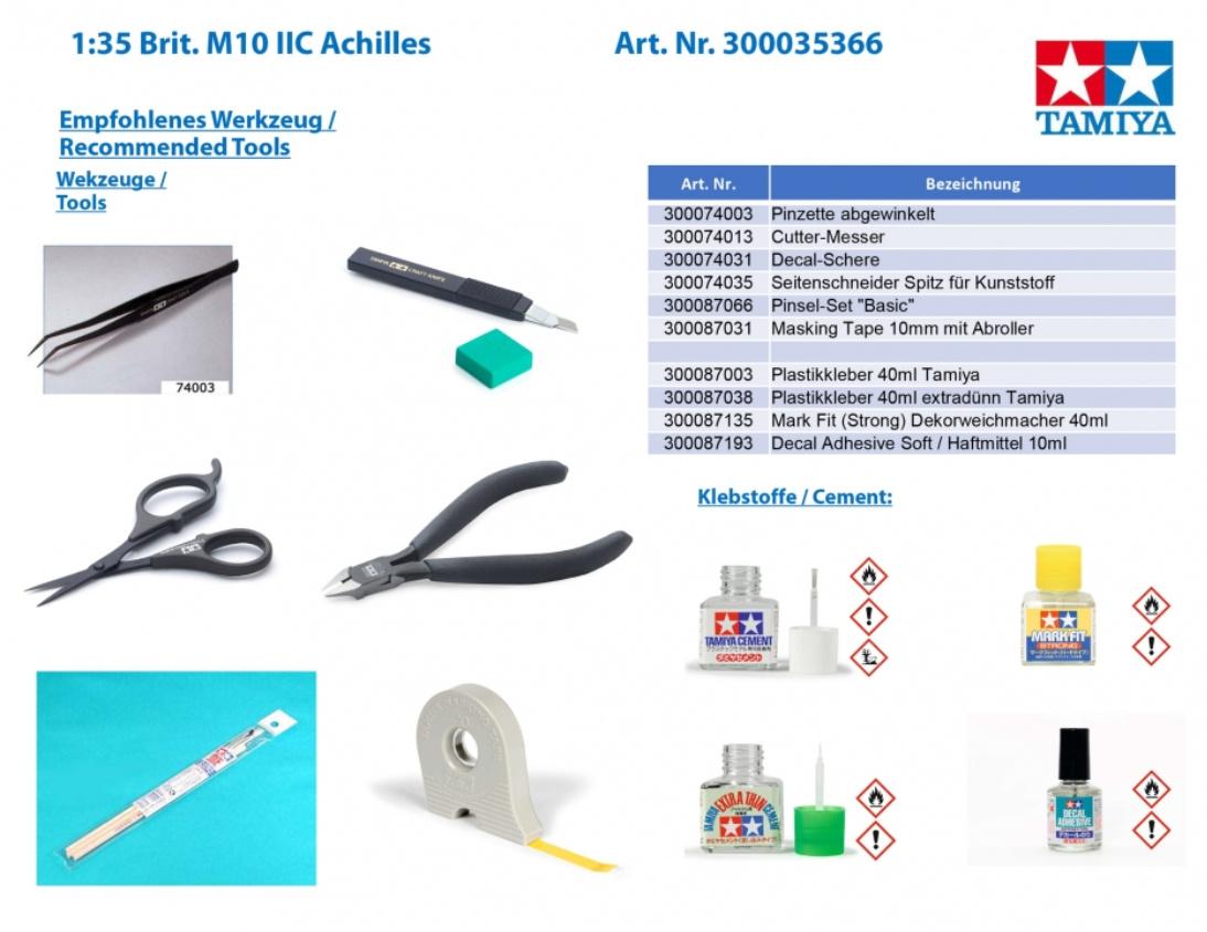 Produktbild Tamiya - 1:35 Brit. M10 IIC Achilles 300035366 4 von 6