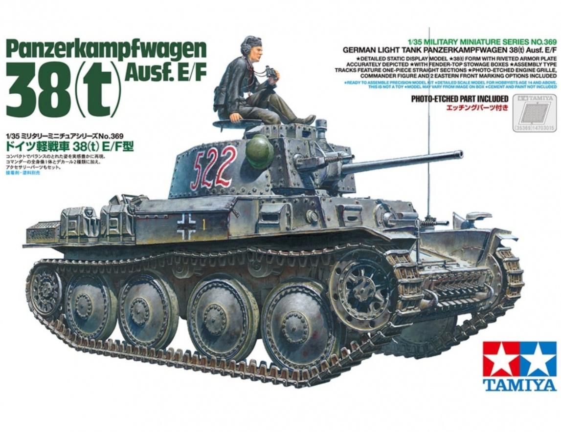 Produktbild Tamiya - 1:35 Dt. Pzkpfw. 38(t) Ausf. E/F (1) 300035369 5 von 5