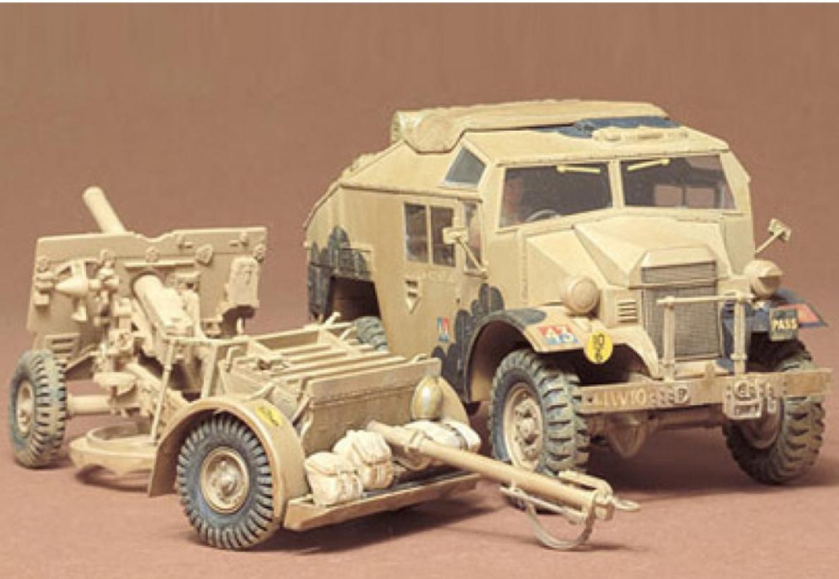Tamiya - 1:35 WWII Brit.25Pdr Feldgesch.m.Fhz.(1) 300035044