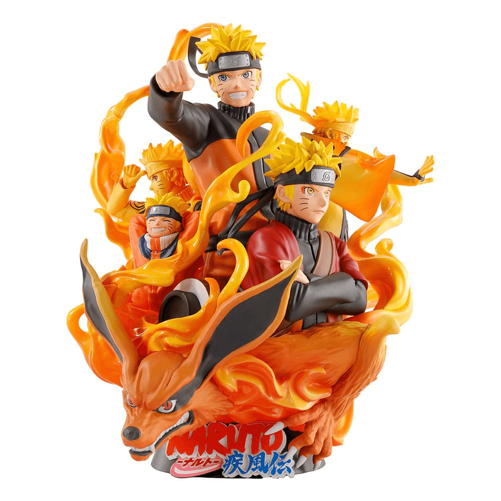 NARUTOセット Naruto Shippuden Petitrama DX PVC Mini-Statue Naruto 01 15