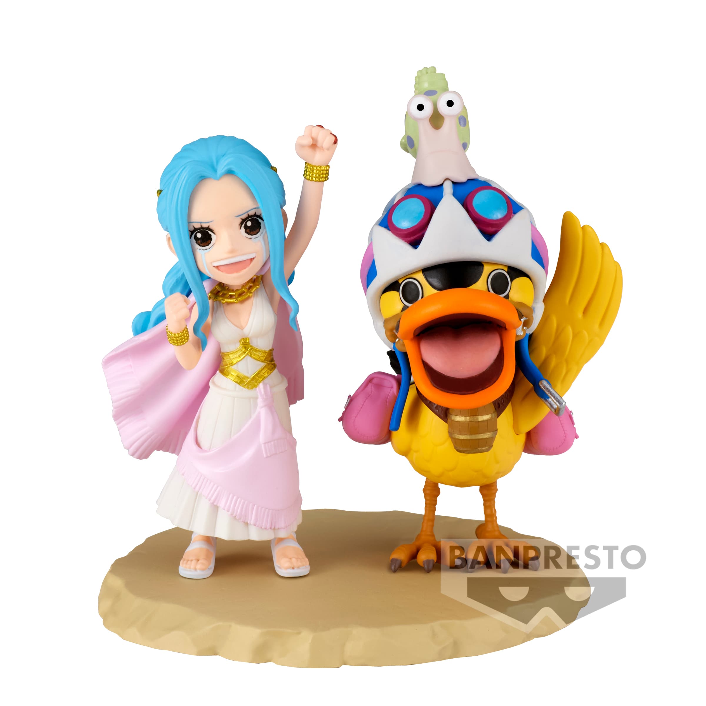 ONE PIECE WORLD COLLECTABLE FIGURE LOG STORIES-NEFELTARI VIVI & KAROO