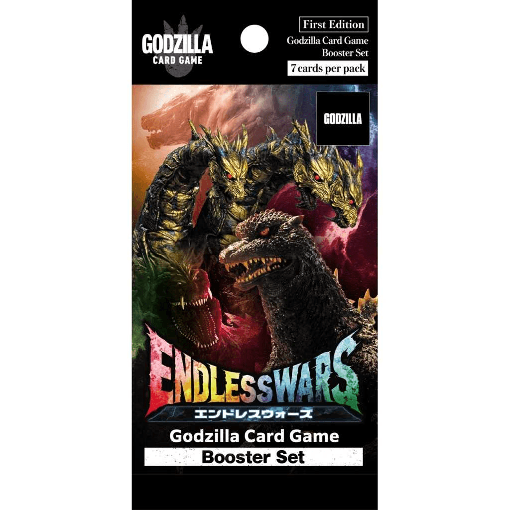 Godzilla Card Game Booster Set 4 Endless Wars – Sammelkarten Booster Pack mit 5 Karten Trading Cards