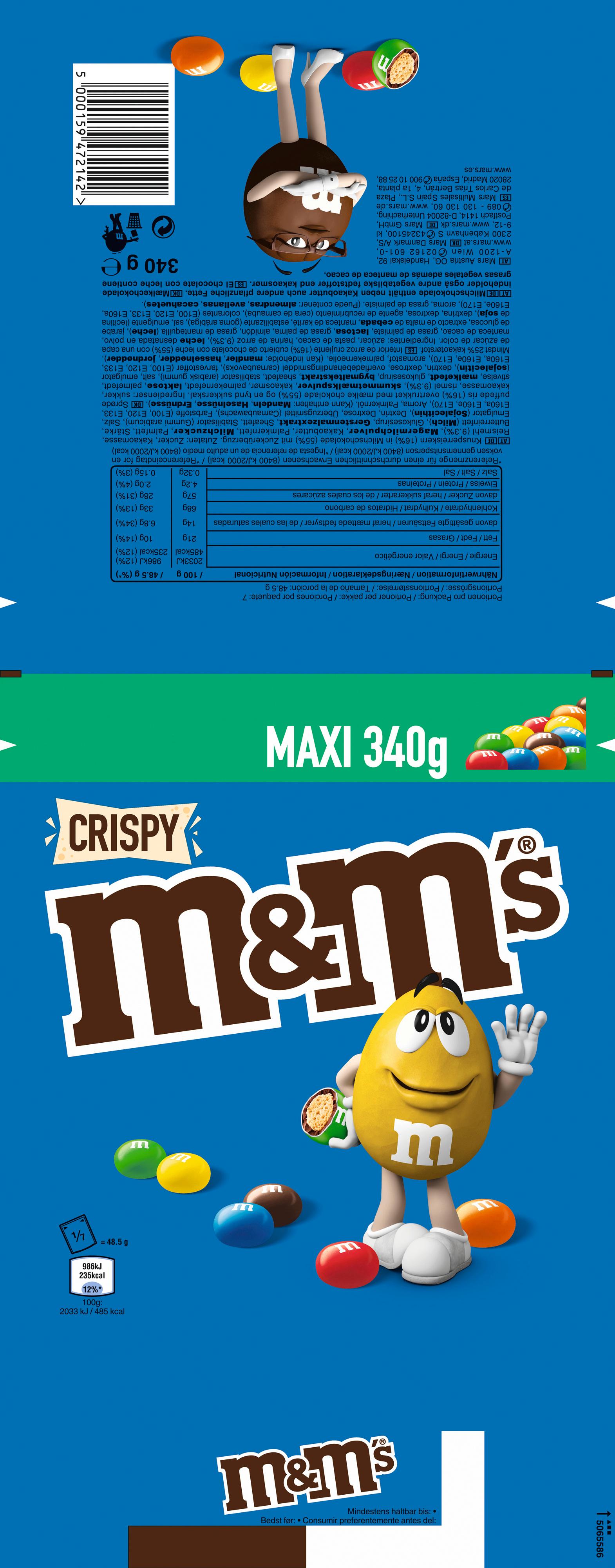 Produktbild M&M's Crispy Maxi 2 von 2
