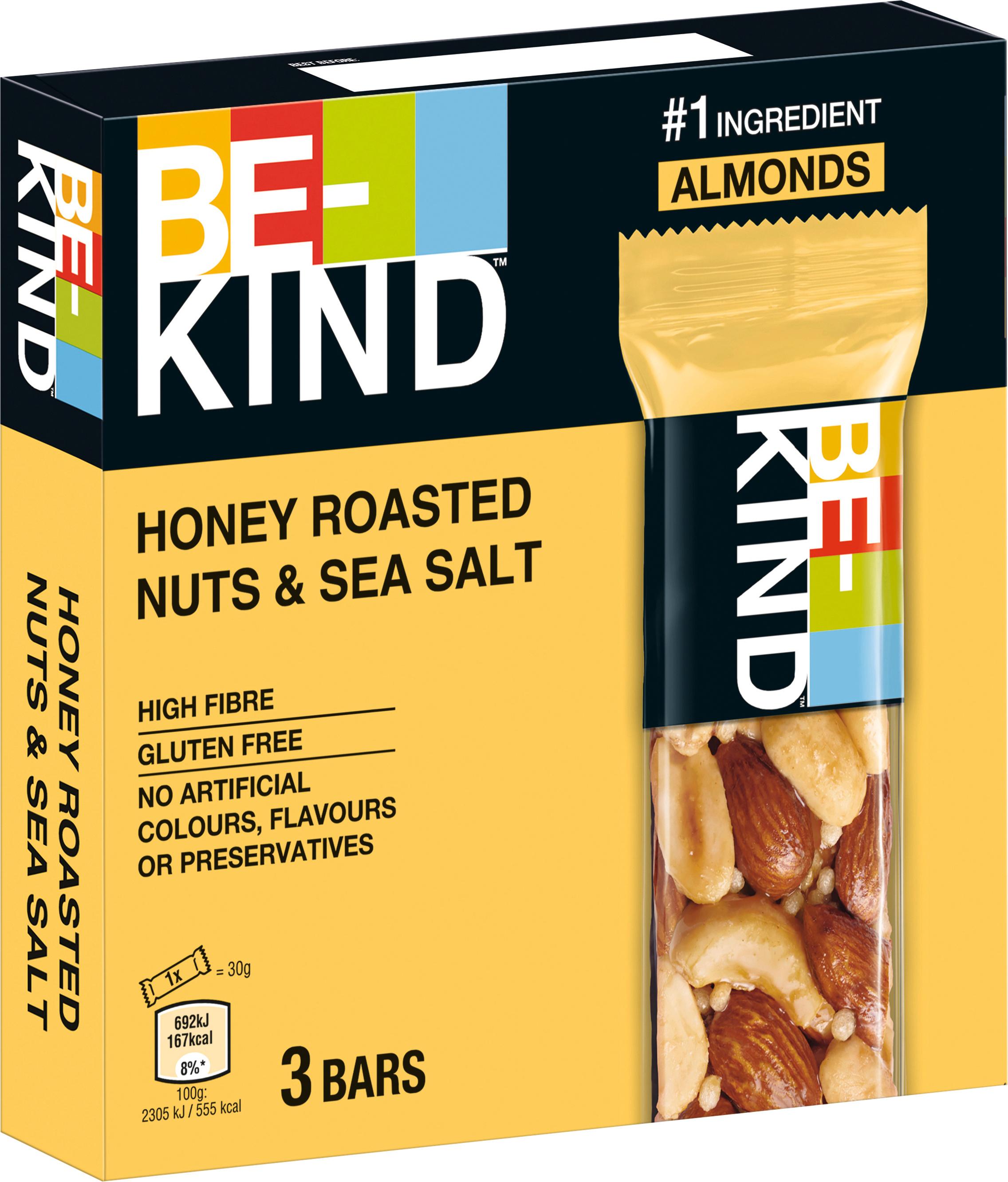 BE-KIND® Honey Roasted Nuts&SeaSalt 3er Pack
