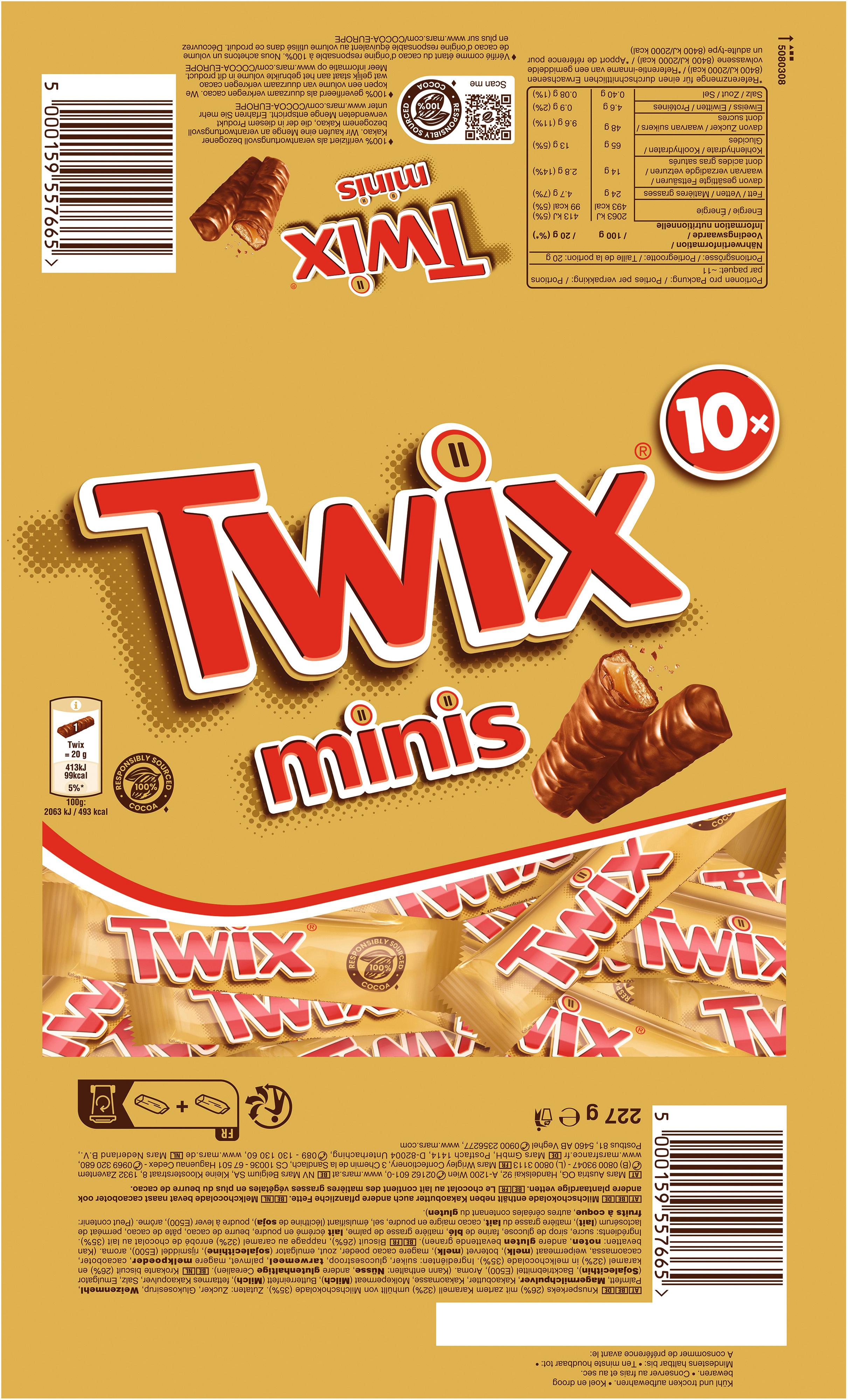 Produktbild Twix minis 2 von 2