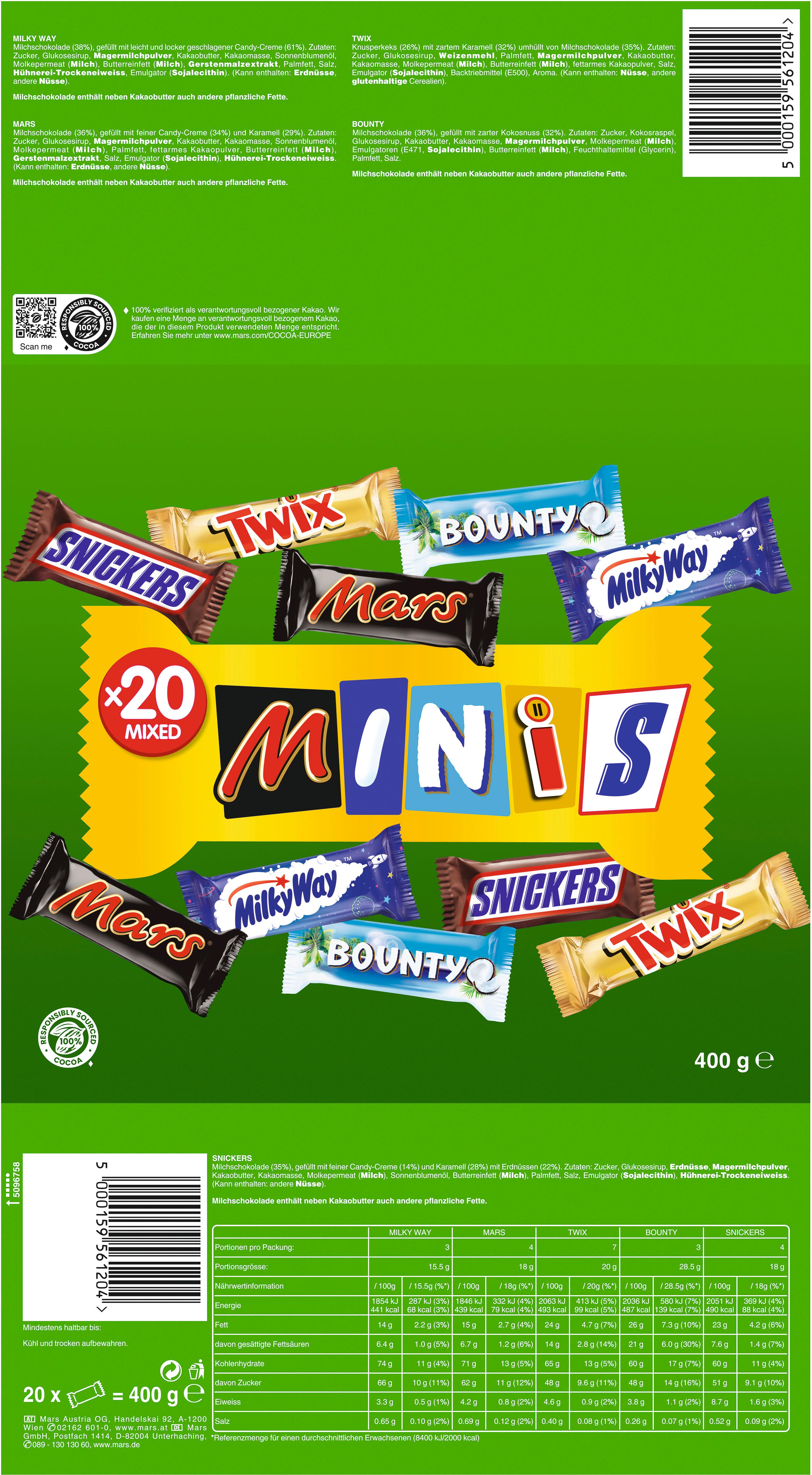 Produktbild Mars MIXED MINIS Beutel 2 von 2