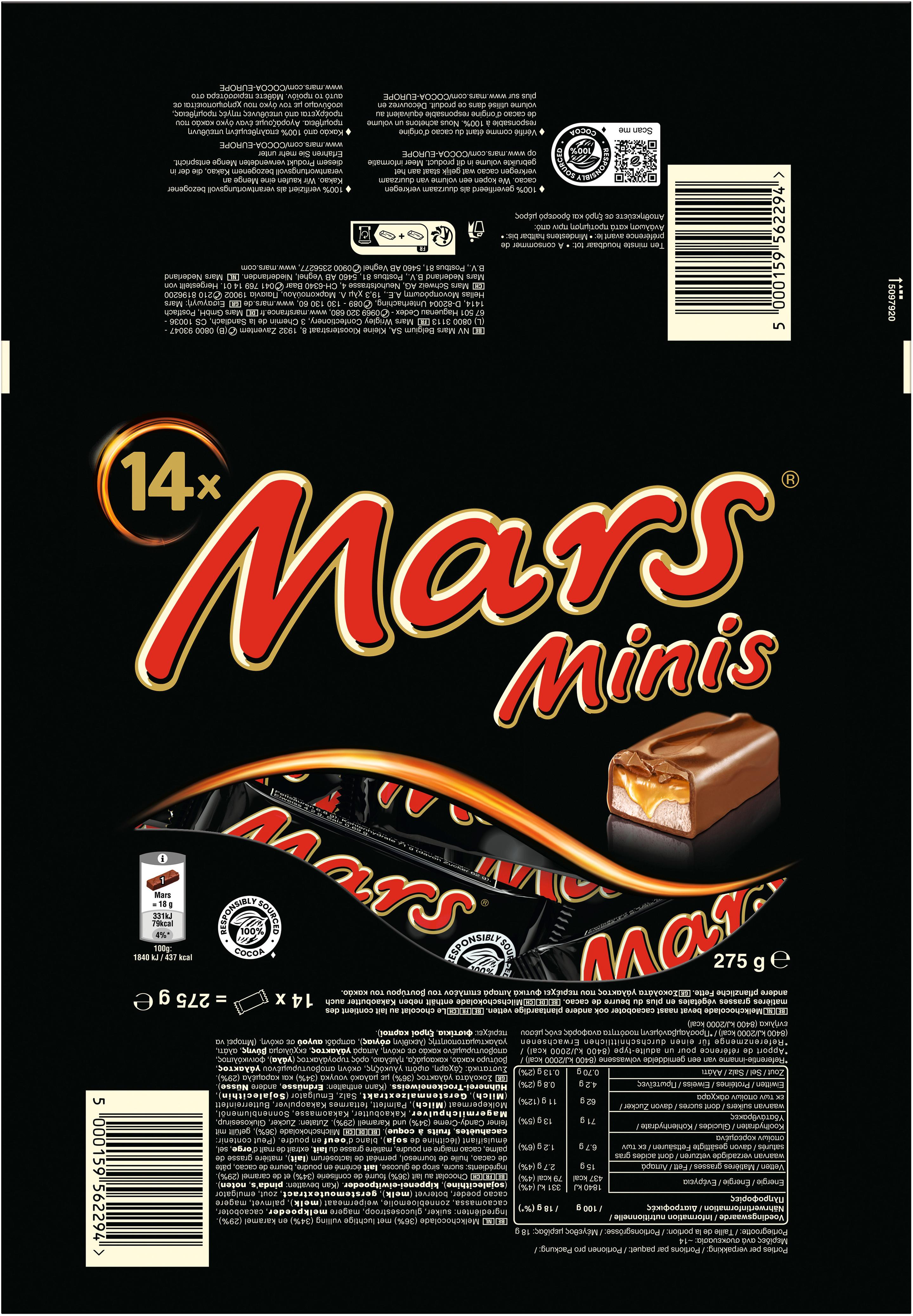Produktbild MARS® MINIS 275g 2 von 2