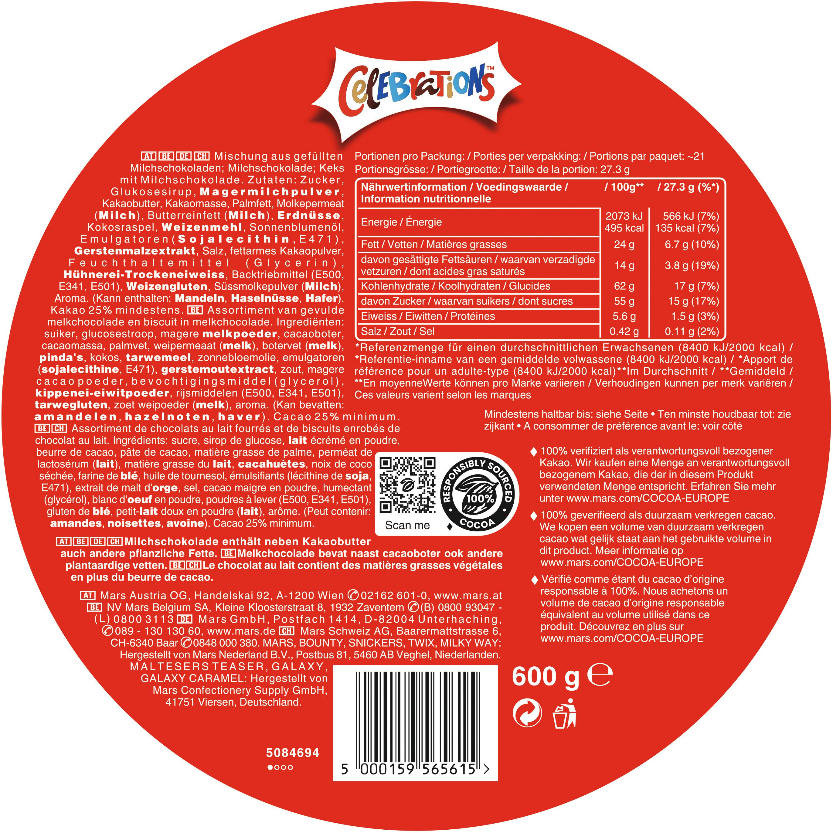 Produktbild Celebrations XXL Dose 2 von 2