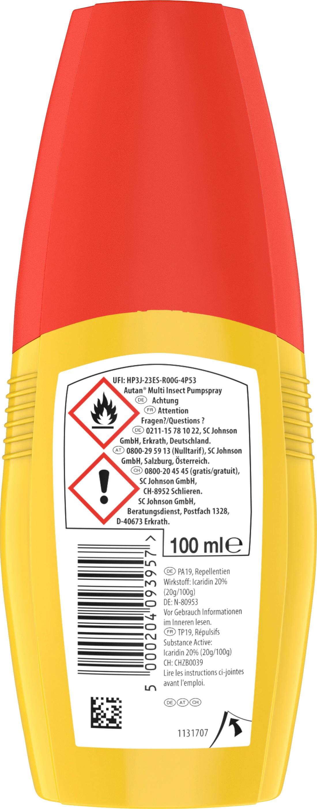 Produktbild Autan Multi Insect Pumpspray Insektenschutz 2 von 2