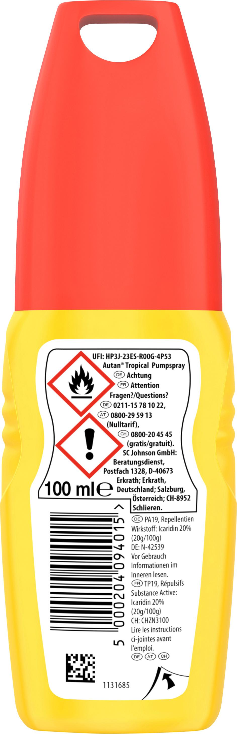 Produktbild Autan Tropical Pumpspray Insektenschutz 2 von 2