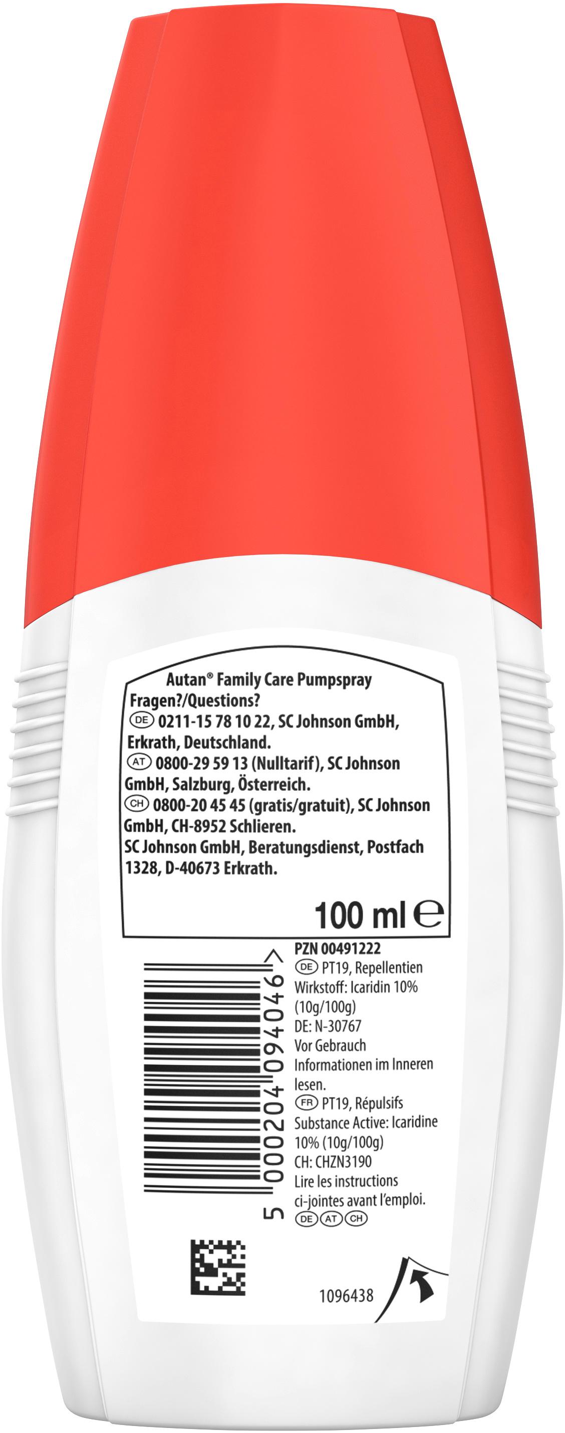 Produktbild Autan Family Care Pumpspray Mückenschutz 2 von 2