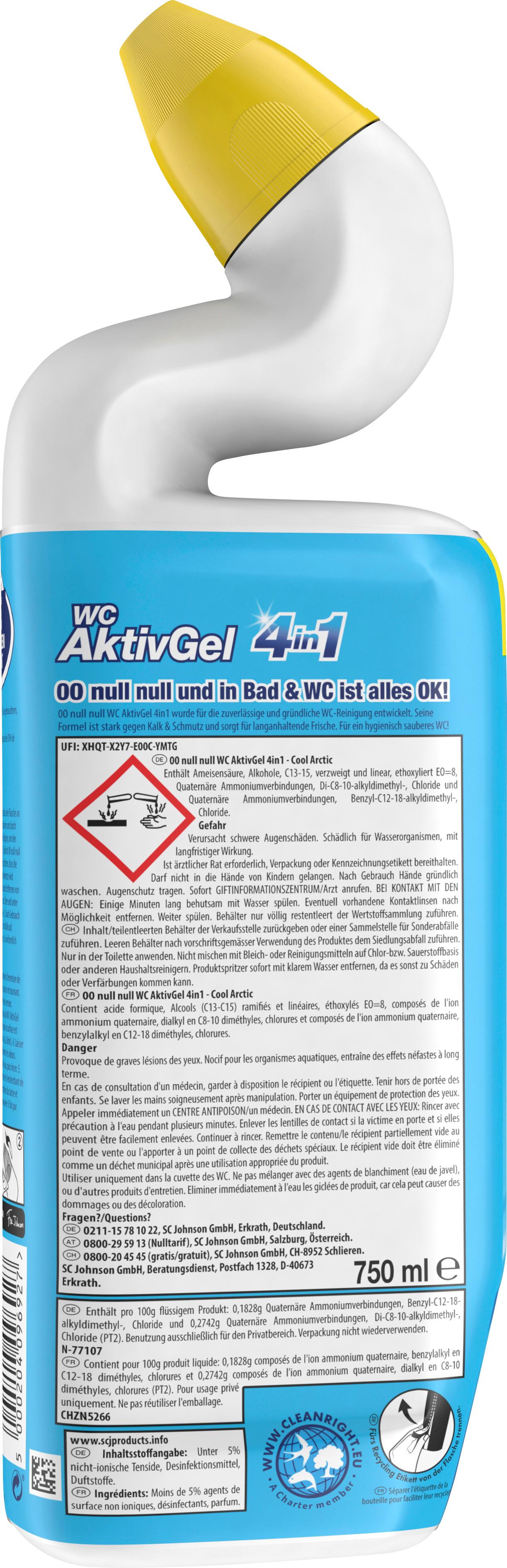Produktbild 00 null null WC AktivGel 4in1 WC-Reiniger Cool Arctic 2 von 3