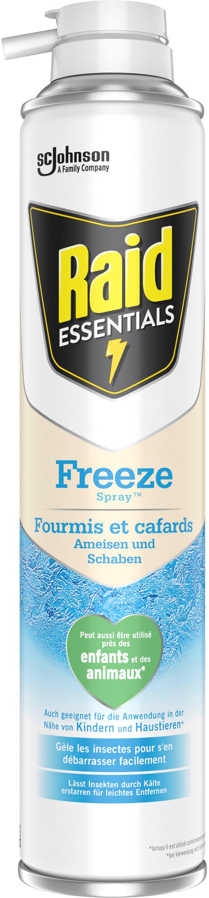Raid Essentials Freeze Insekten Eisspray Ameisen&Schaben