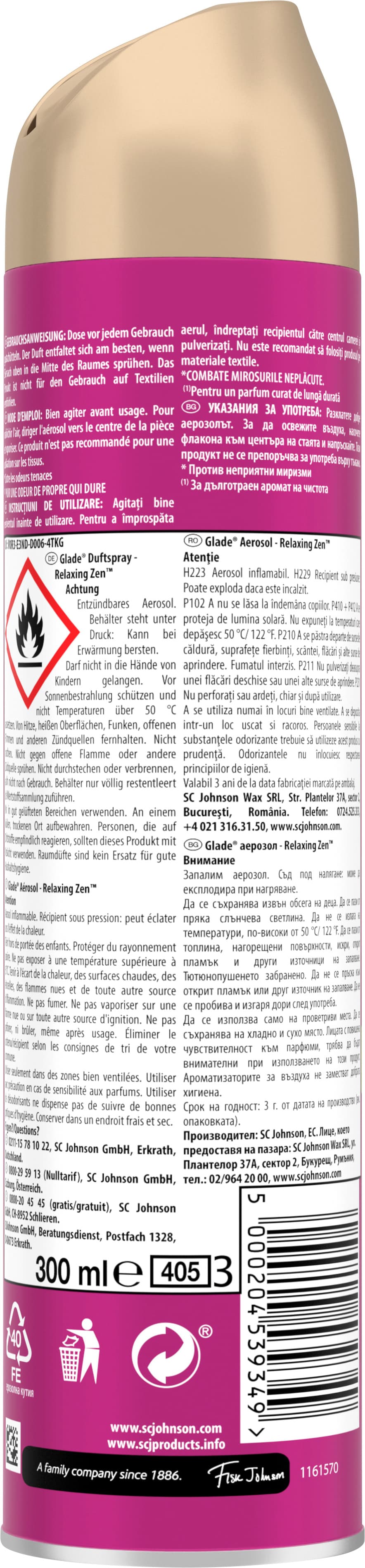 Produktbild Glade Duftspray Relaxing Zen 2 von 2