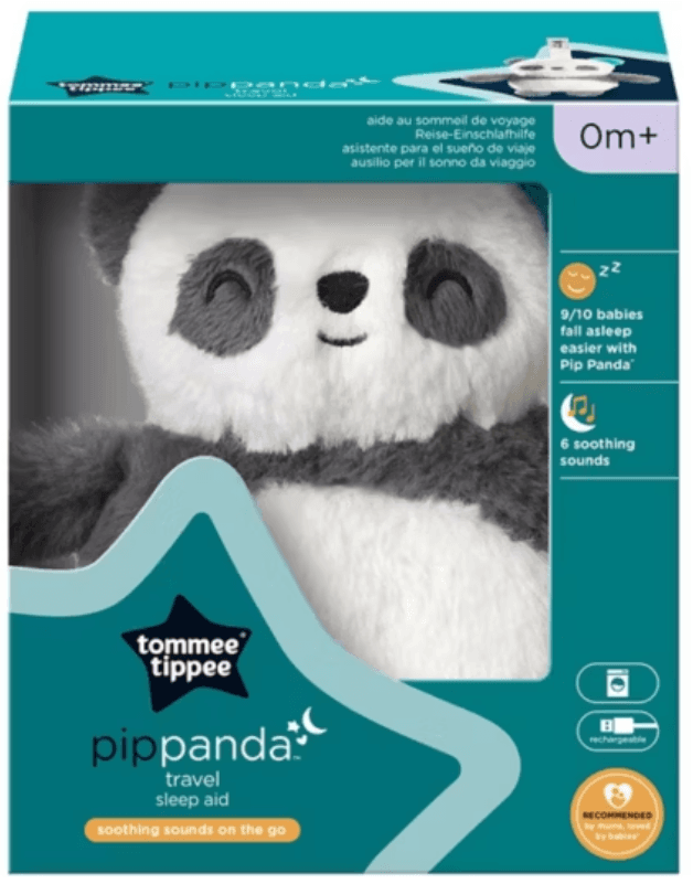 Tommee Tippee Pip der Panda Einschlafhilfe mit Licht, Sound & CrySensor ab Geburt