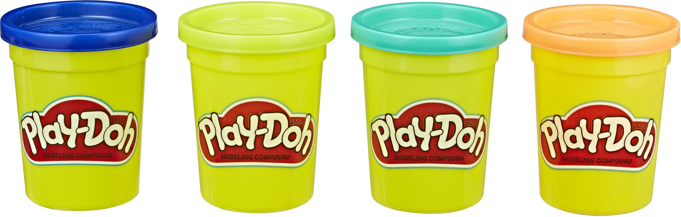 Produktbild Hasbro - Play-Doh 4er Pack hellblau, hellgrün, pink und lila 2 von 2