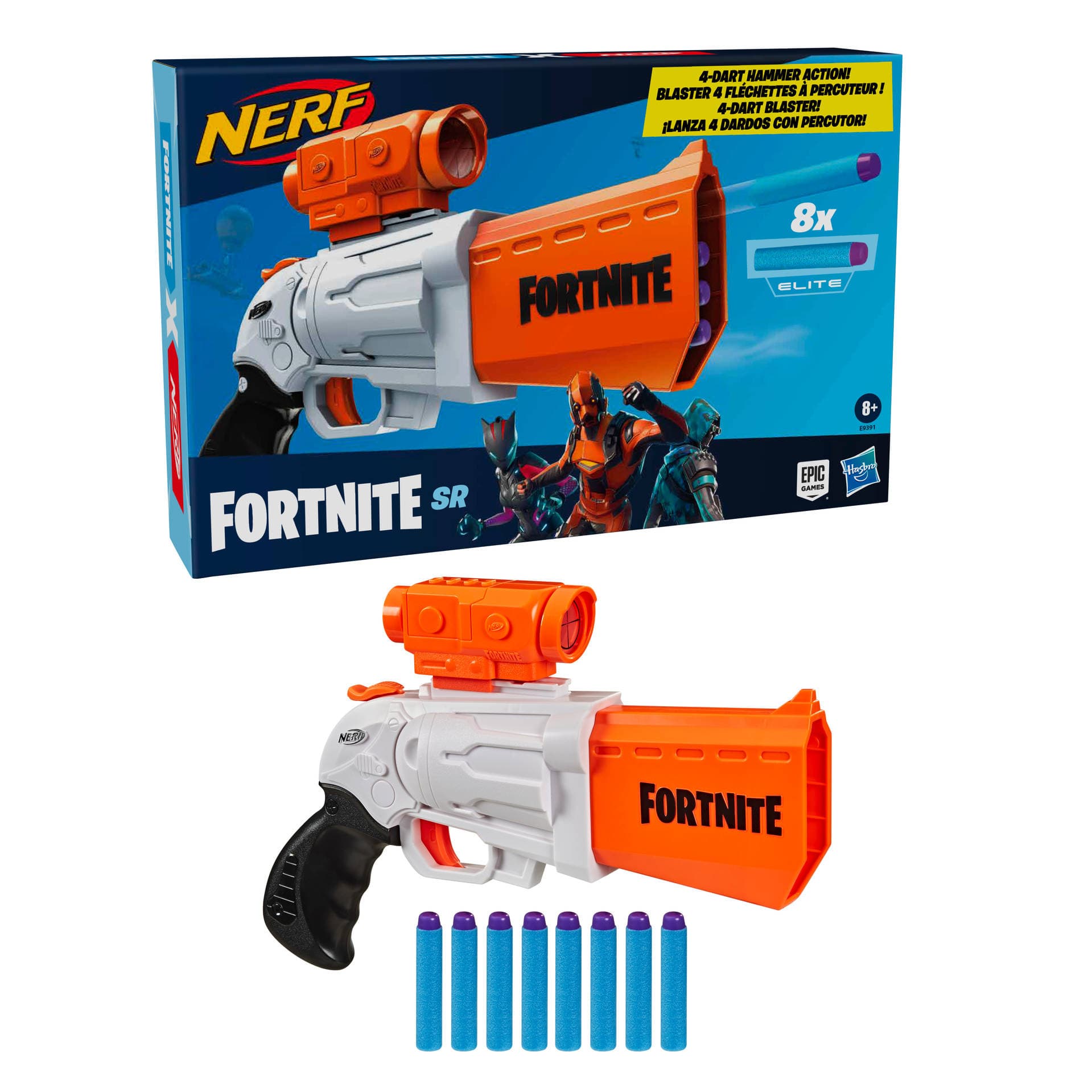Produktbild Hasbro - Nerf Fortnite SR Blaster 2 von 4