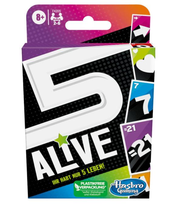Produktbild Hasbro Gaming - Five Alive Kartenspiel 2 von 3