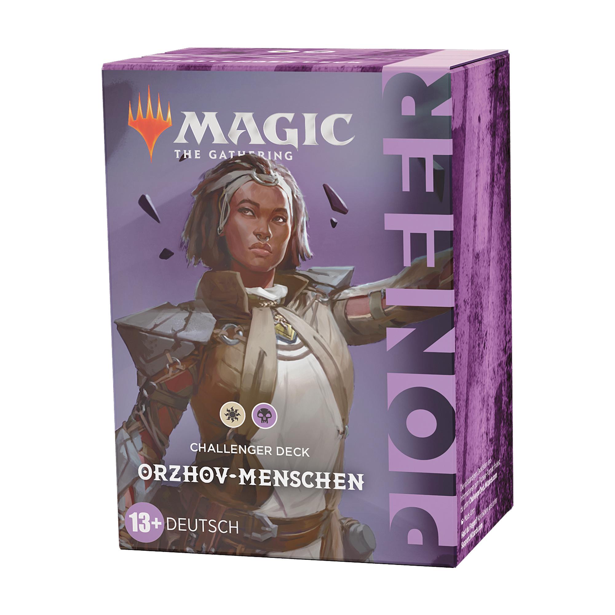 Produktbild Magic: The Gathering Pioneer Challenger Deck 2022, Orzhov-Menschen (Weiß-Schwarz) 2 von 6