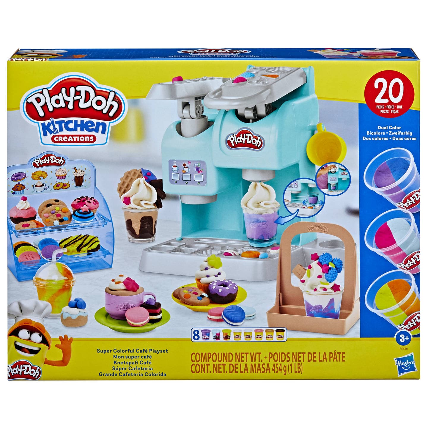 Produktbild Hasbro - Play-Doh Knetspaß Café 24 von 36