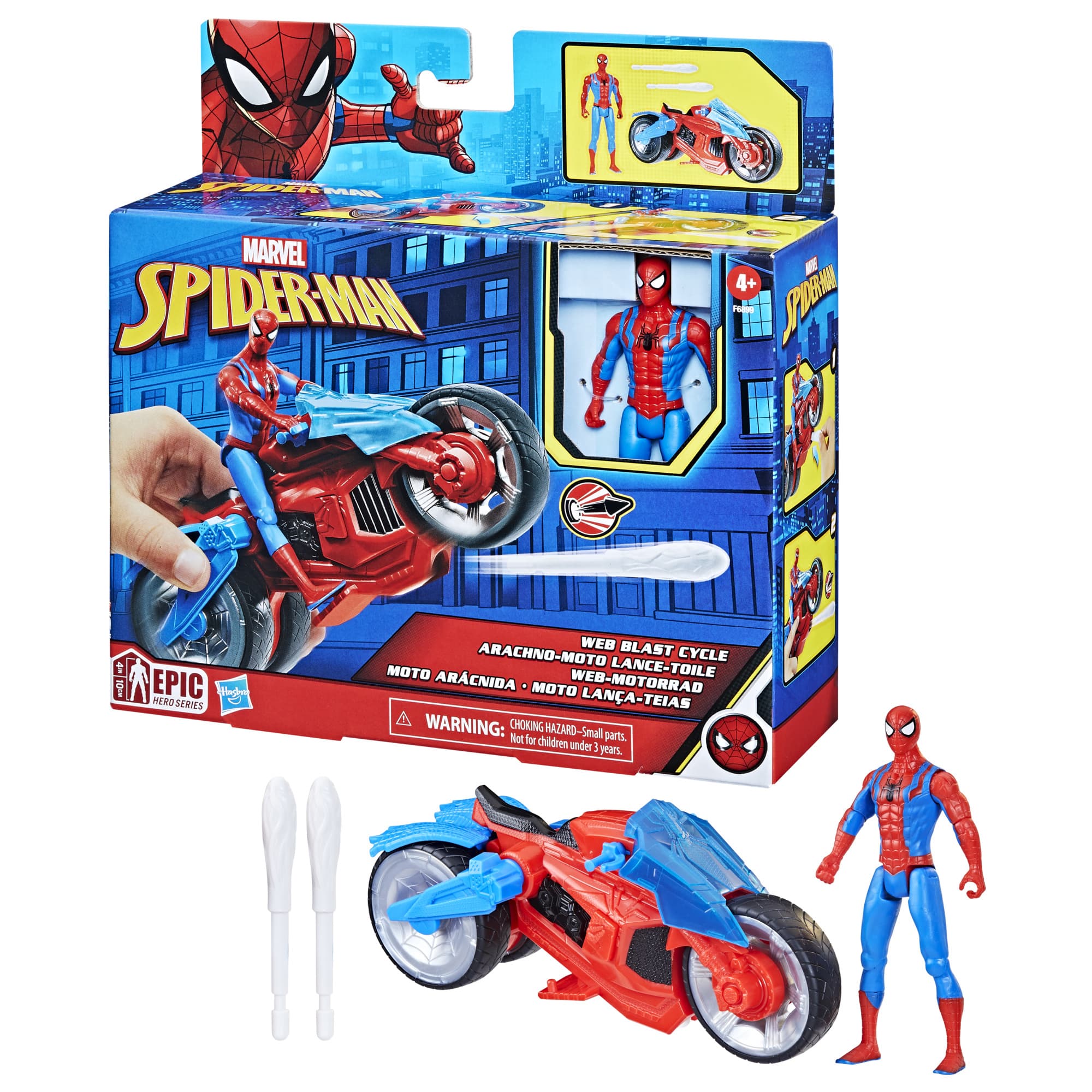 Hasbro - Marvel Spider-Man Web-Motorrad
