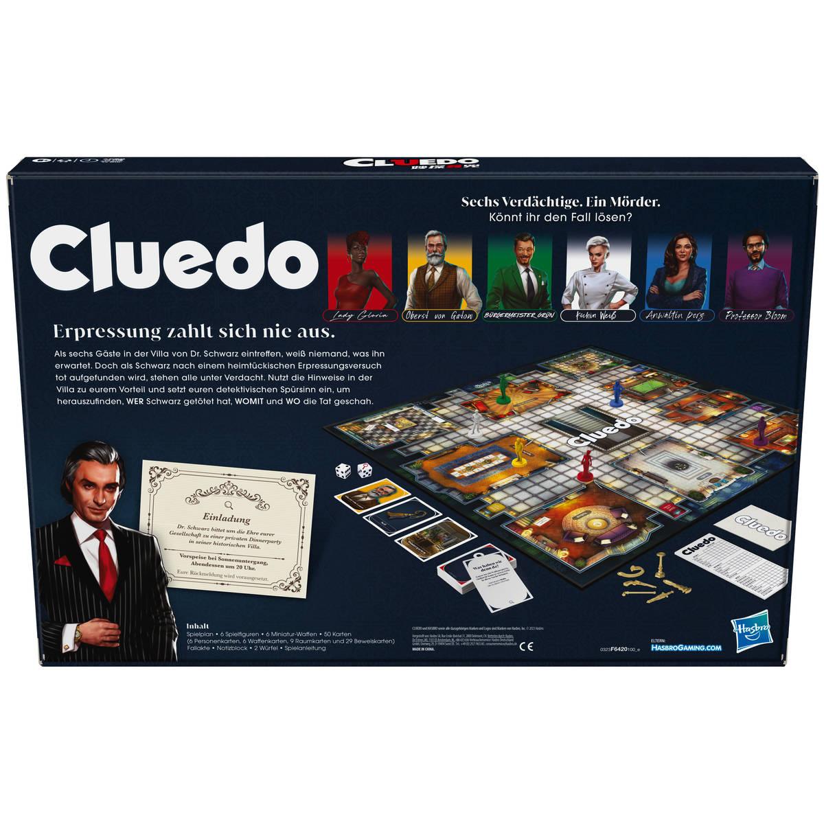 Produktbild Hasbro - Cluedo 4 von 10