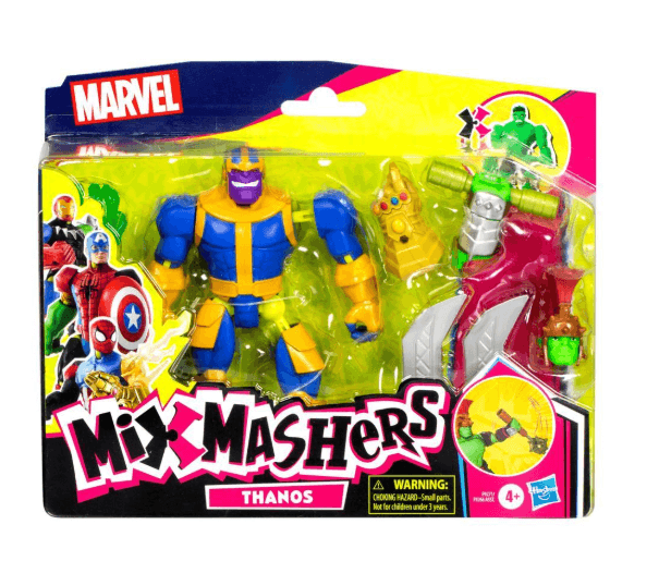 Produktbild Hasbro - MixMashers Marvel Avengers Thanos, (12 cm) Avengers Mix-&-Match Deluxe Figur 7 von 7