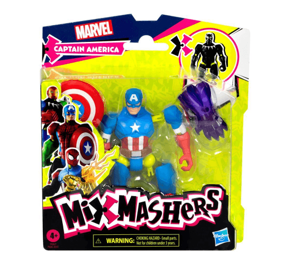 Produktbild Hasbro - MixMashers Marvel Captain America Avengers Mix-And-Match Action-Figur & Zubehör 7 von 7