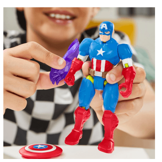 Produktbild Hasbro - MixMashers Marvel Captain America Avengers Mix-And-Match Action-Figur & Zubehör 4 von 7