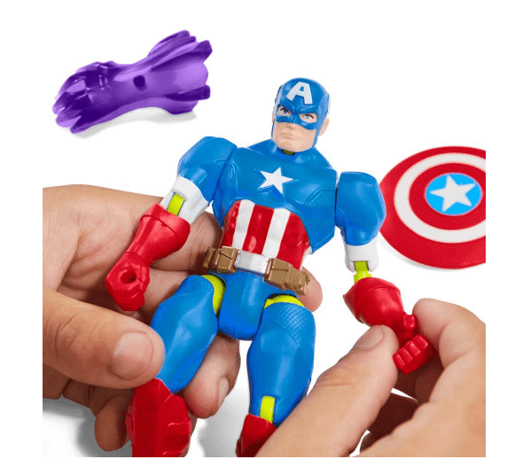 Produktbild Hasbro - MixMashers Marvel Captain America Avengers Mix-And-Match Action-Figur & Zubehör 3 von 7