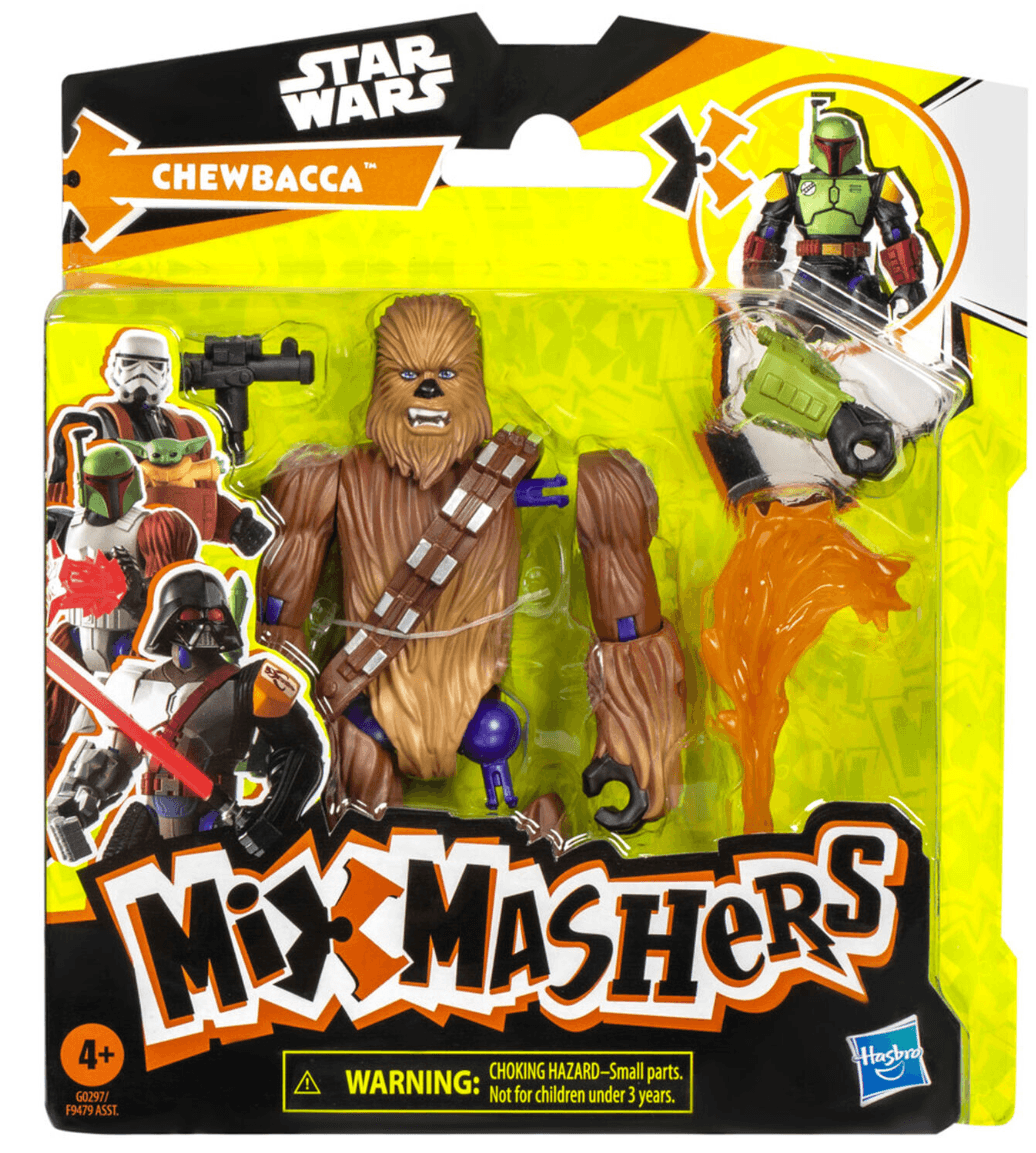 Produktbild Hasbro - MixMashers Star Wars Chewbacca Custom Mix-And-Match Action-Figur & Zubehör 5 von 5