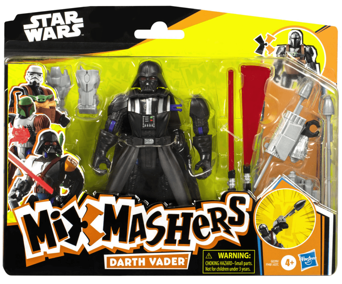 Produktbild Hasbro - MixMashers Star Wars Darth Vader Custom Mix-And-Match Deluxe Action-Figur & Zubehör 6 von 6